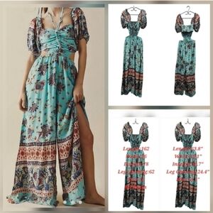 Free People Bali Citrus Skies One-Piece Size S/M